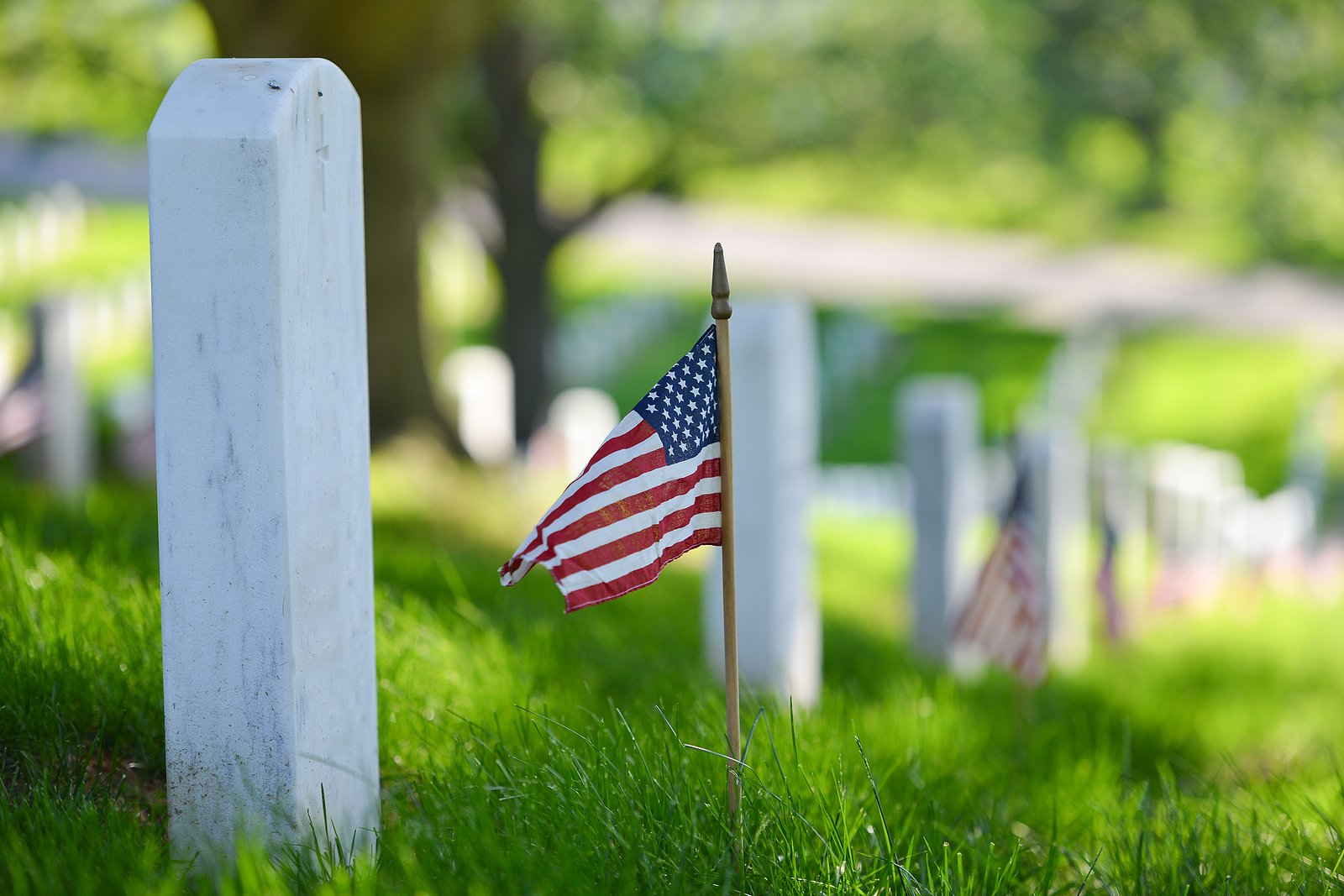 bigstock-National-flags-ant-headstones--232680469